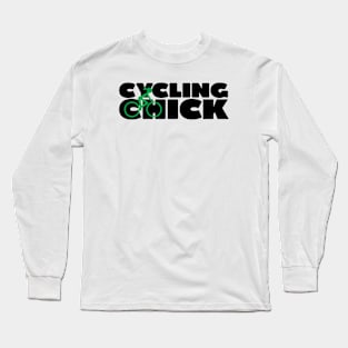 Cycling Chick Long Sleeve T-Shirt